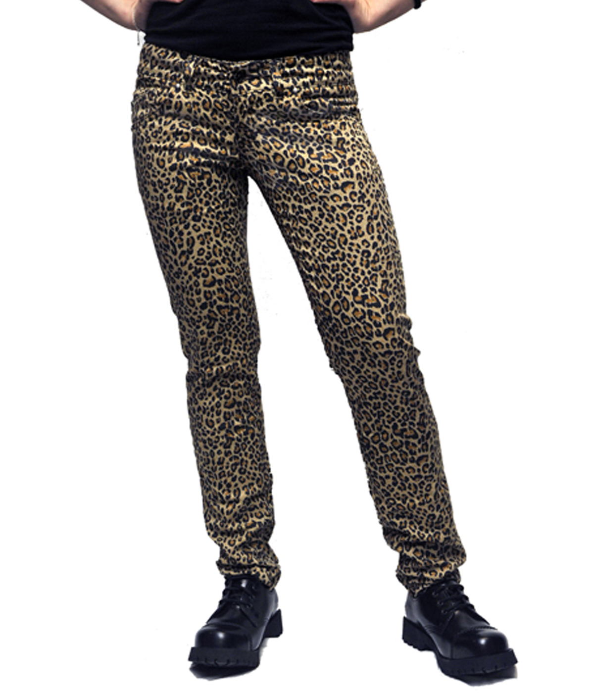 Pantalón Pitillo Leopardo Natural
